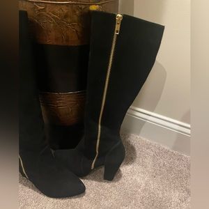 Steve Madden Leather and Suede Boots
